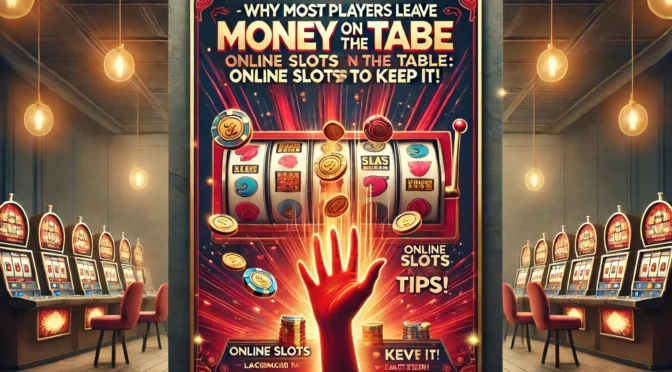 Why Most Players Leave Money on the Table: Online Slots Tips to Keep It!