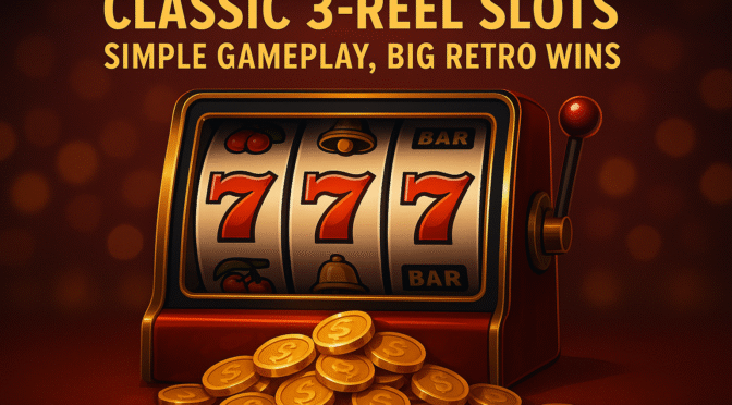 Classic 3-Reel Slots: Simple Gameplay, Big Retro Wins